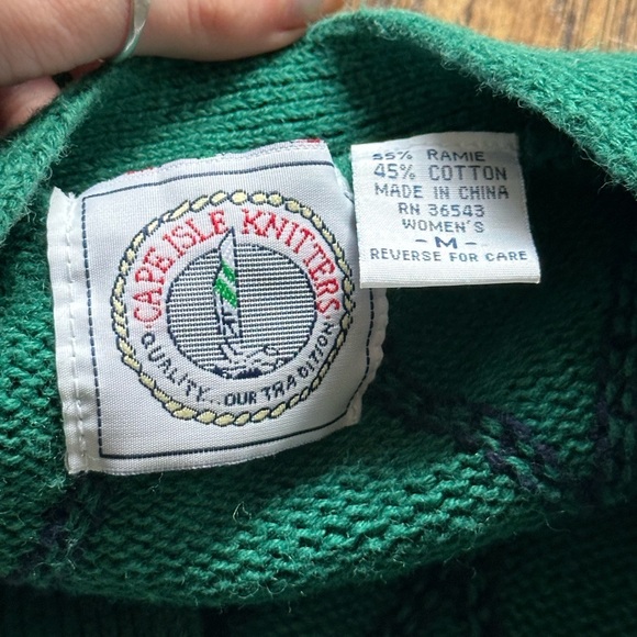 Vintage argyle sweater - Picture 3 of 8